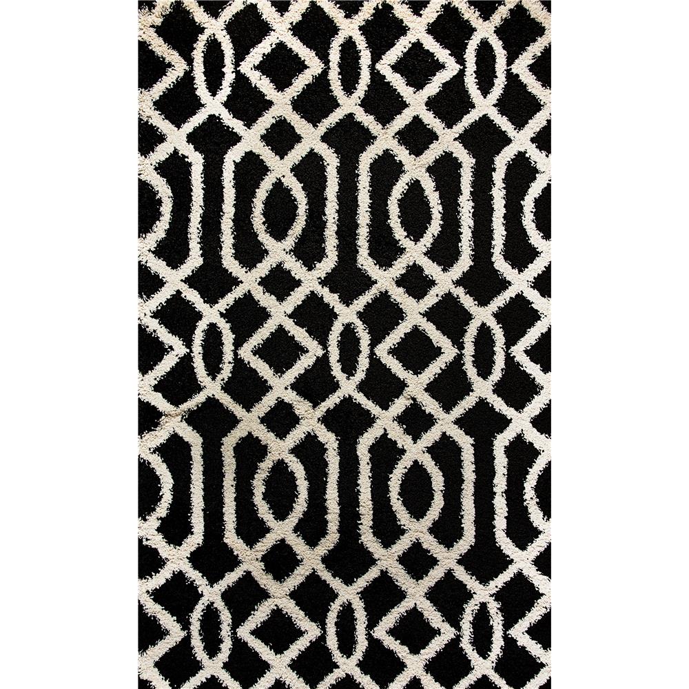 Dynamic Rugs 6203-190 Passion 6 Ft. 7 In. X 9 Ft. 6 In. Rectangle Rug in Black